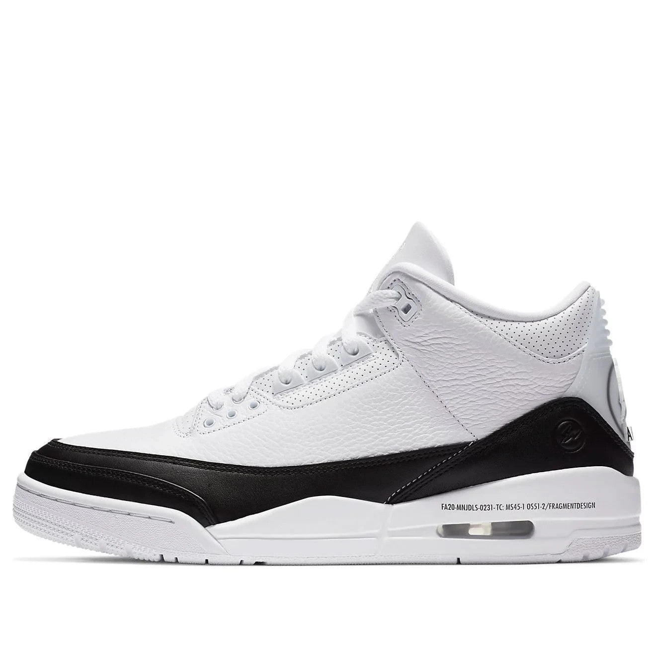 DA3595-100 Fragment Ã Nike Air Jordan 3 "White/Black" (Men's)