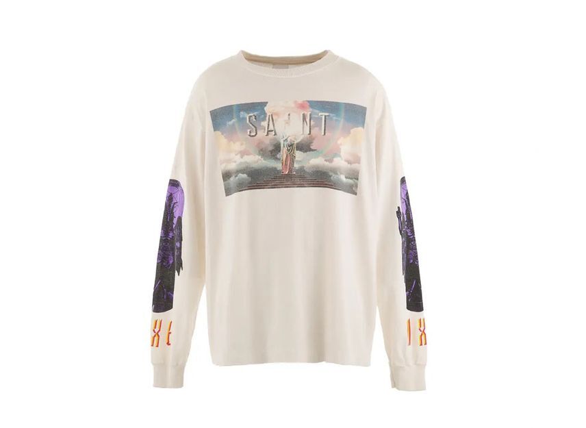 SAINT Mxxxxxx LS Tee_Saint Pictures White