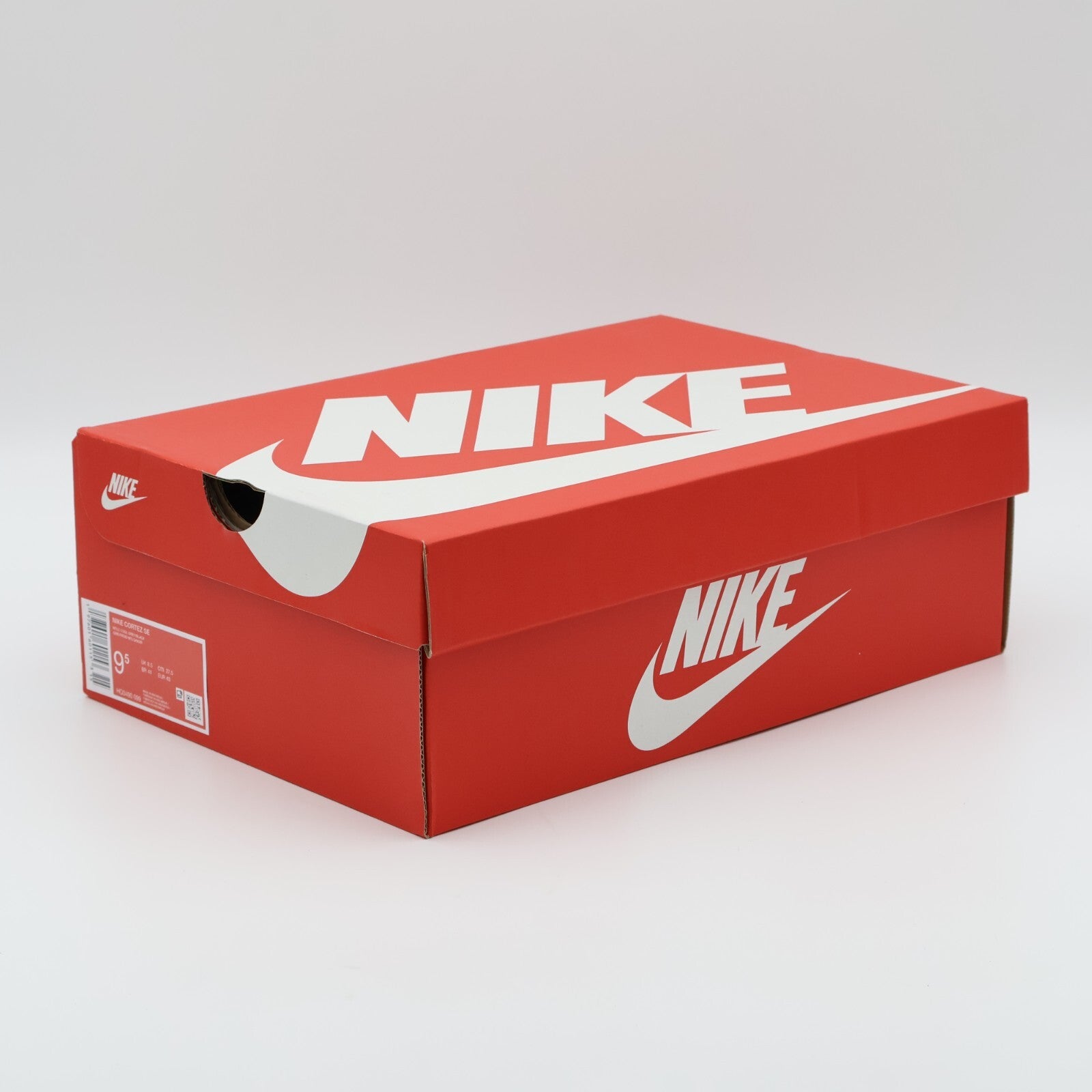 HQ3490-099 Nike Cortez Leather SE Metallic Cool Grey Black Gum Dark Brown (Men's
