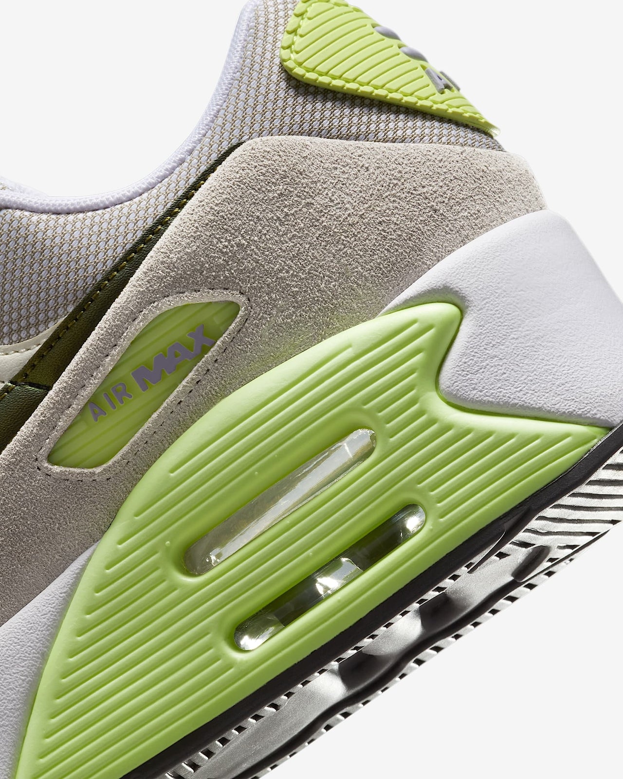 IB8061-100 Nike Air Max 90 LV8 White Pale Ivory College Grey Light Lemon (Men's)