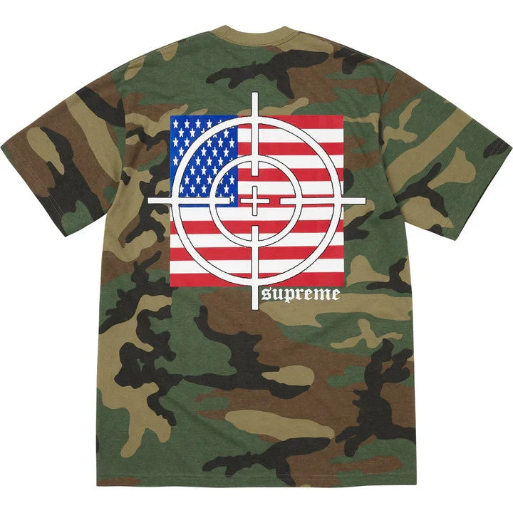 Supreme Target Tee Woodland Camo