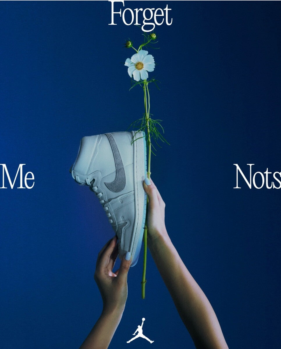 FQ4123-105 Forget-me-nots Nike Air Ship From Bud To Flower White (Women's)