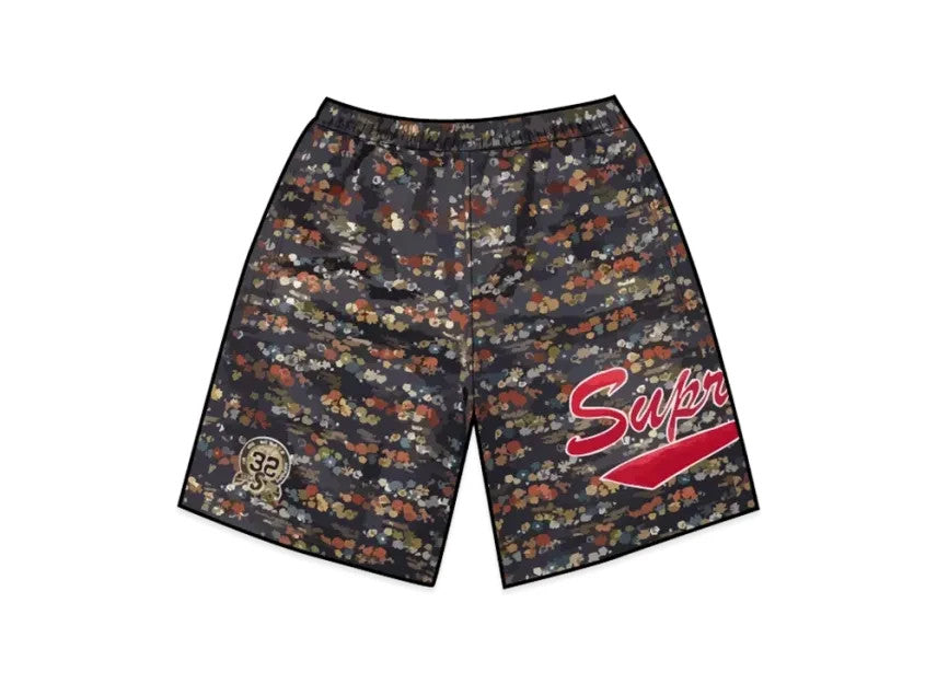 Supreme Floral Jacquard Short "Navy"