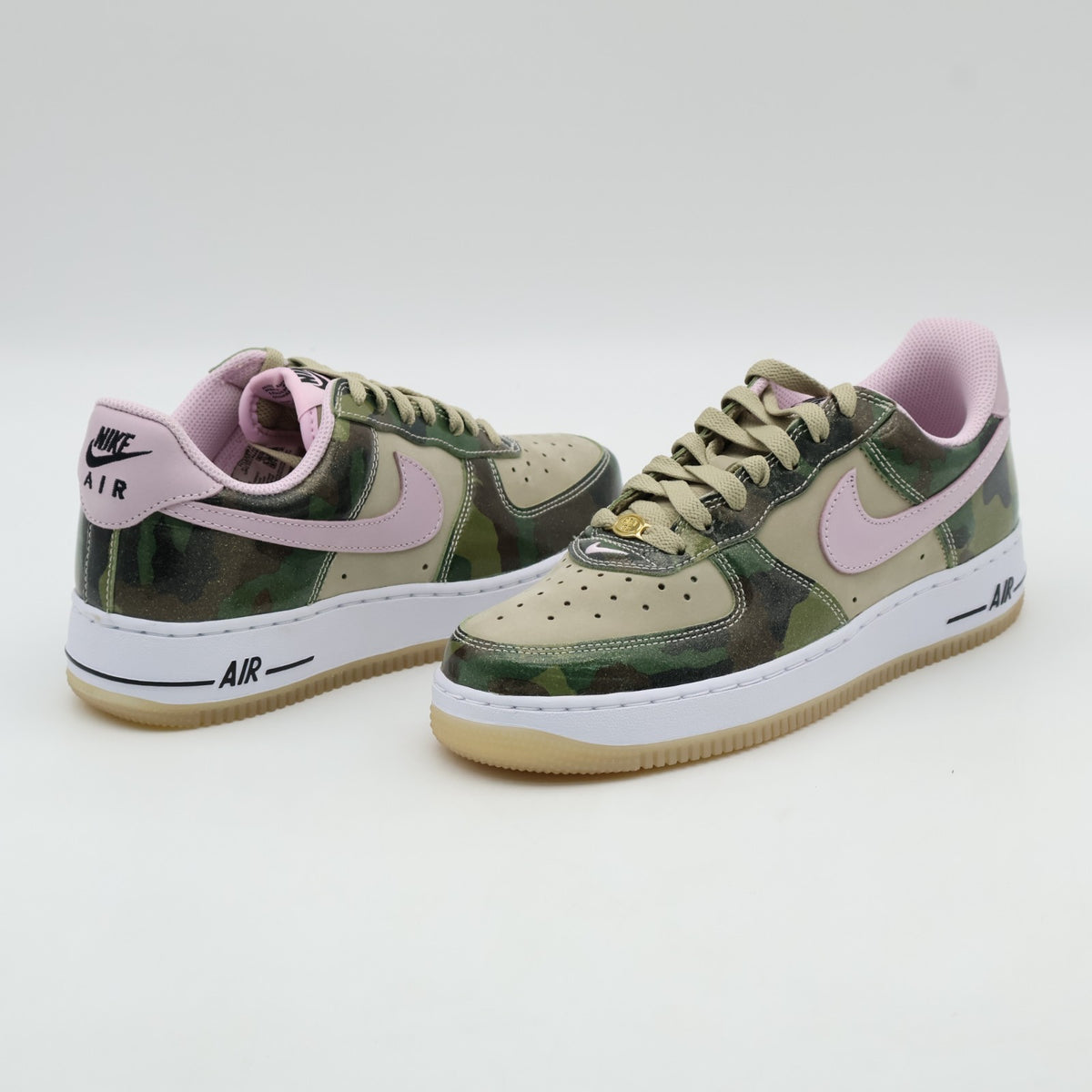 HQ1967-200 Nike Air Force 1 Low Retro Patent Camo Pink (Men's)