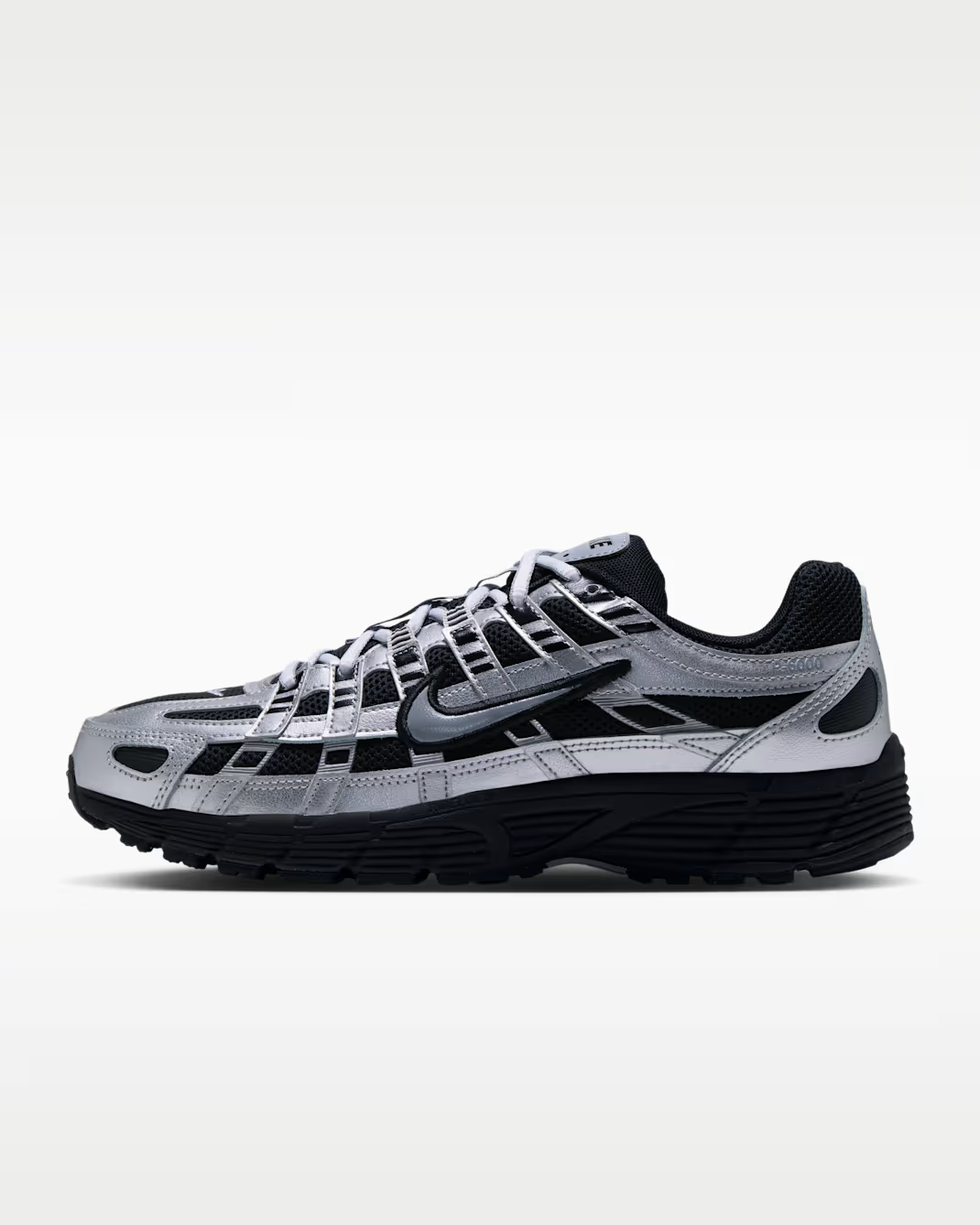 BV1021-023 Nike P-6000 "Black/Metallic Silver" (Women's)