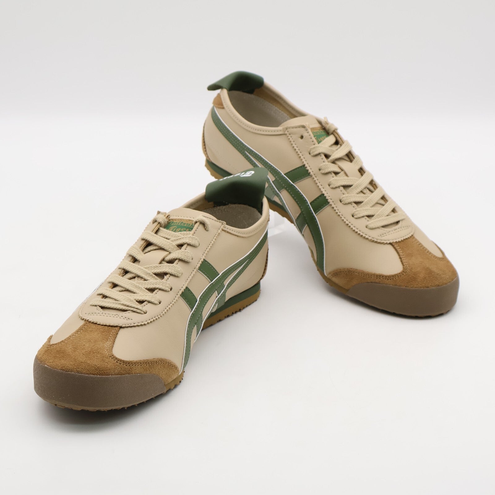 1183C102-250 Onitsuka Tiger Mexico 66 Beige Grass Green (Men's)