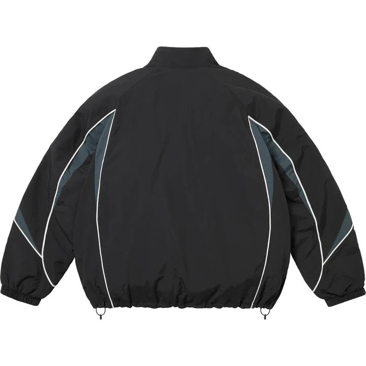 Supreme Contrast Piping Track Jacket Black