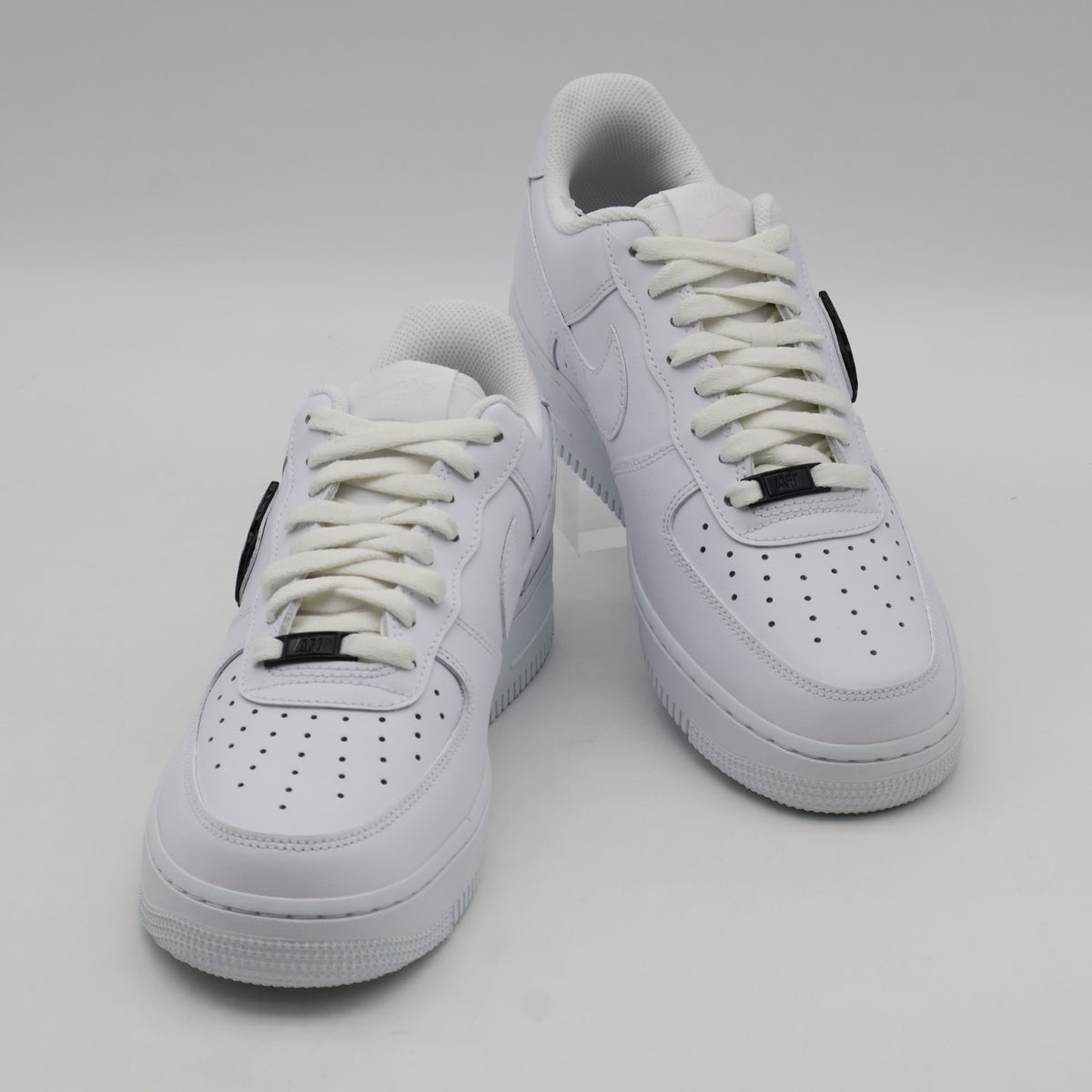 IF1686-101 Nike Air Force 1 Low '07 LX Metal Swoosh White Black (Women's)