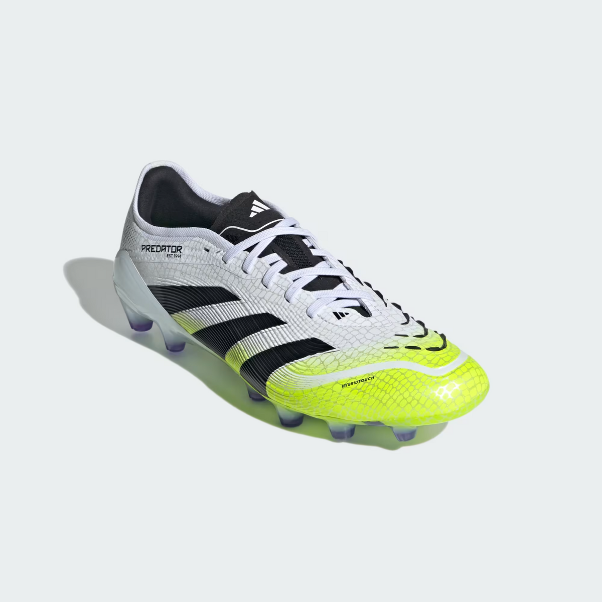 JR4516 adidas Predator Pro HG Cloud White/Core Black/Lucid Lemon (Men's)
