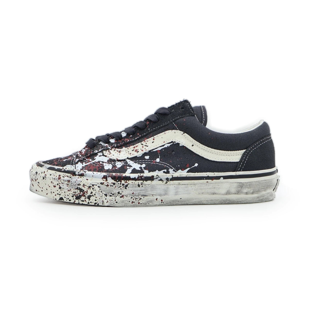 VN000D9RH91 VANS PREMIUM OLD SKOOL 36âPAINT SPLATTER CHARCOAL GREYâ