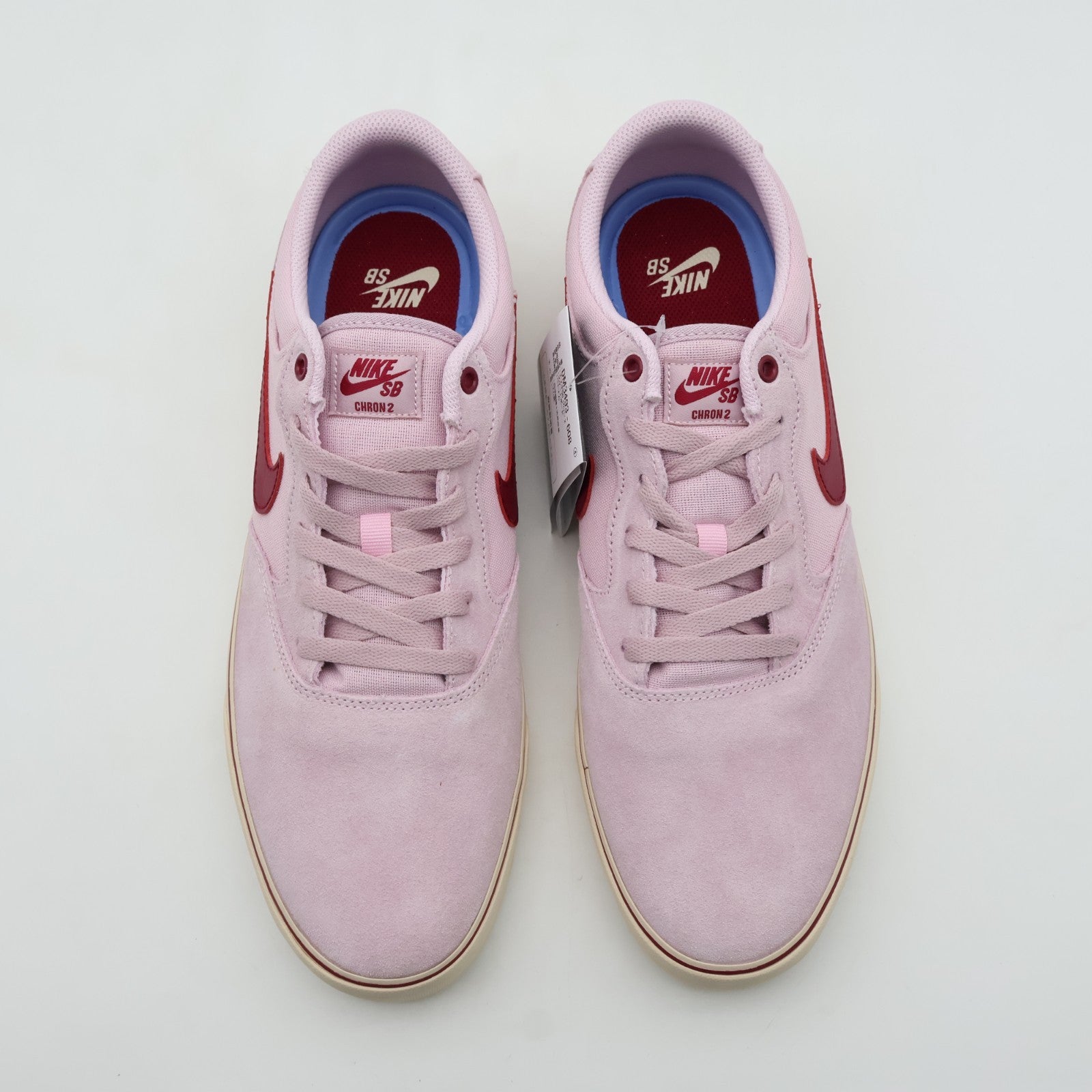 DM3493-608 Nike SB Chron 2 Pink Foam Pearl White Pink Foam Noble Red (Men's)