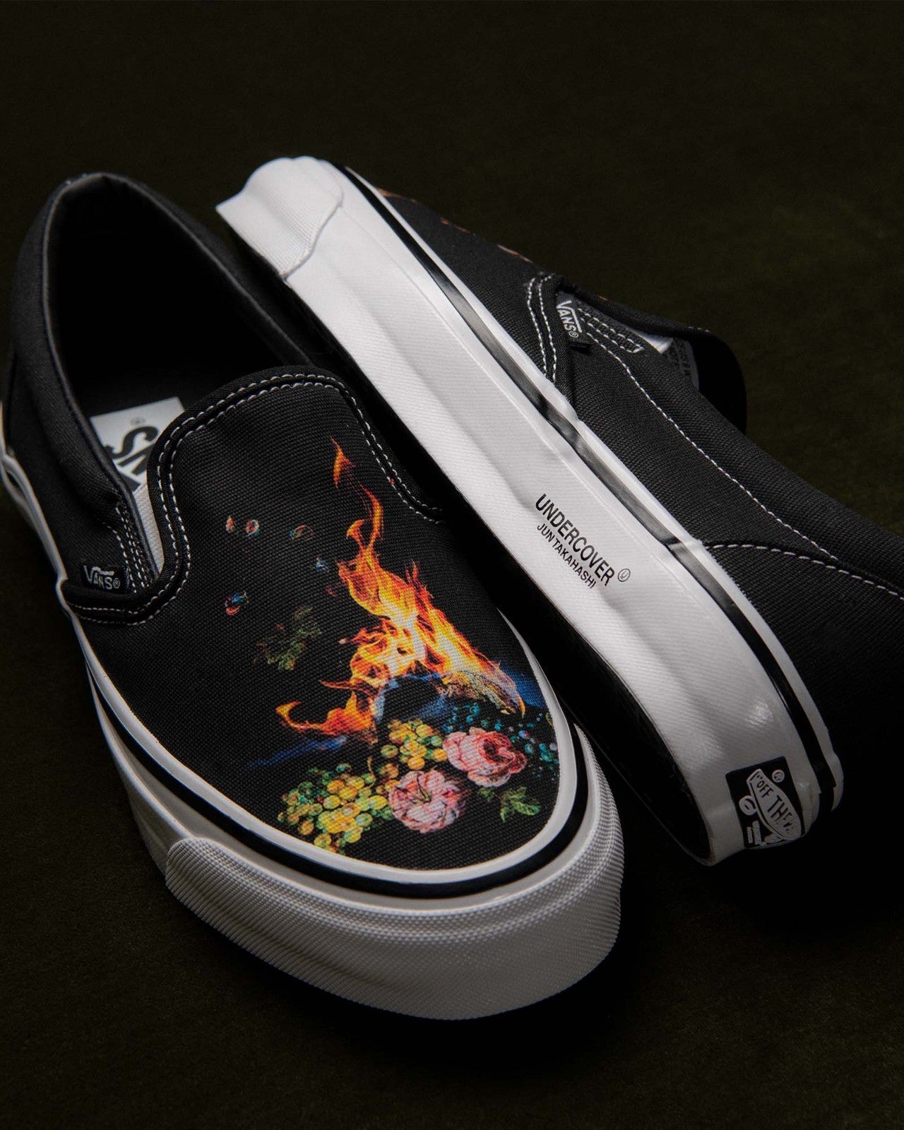 VN000Z0ZBLK UNDERCOVER Ã OTW by Vans Classic Slip-On "Black/White" (Men's)
