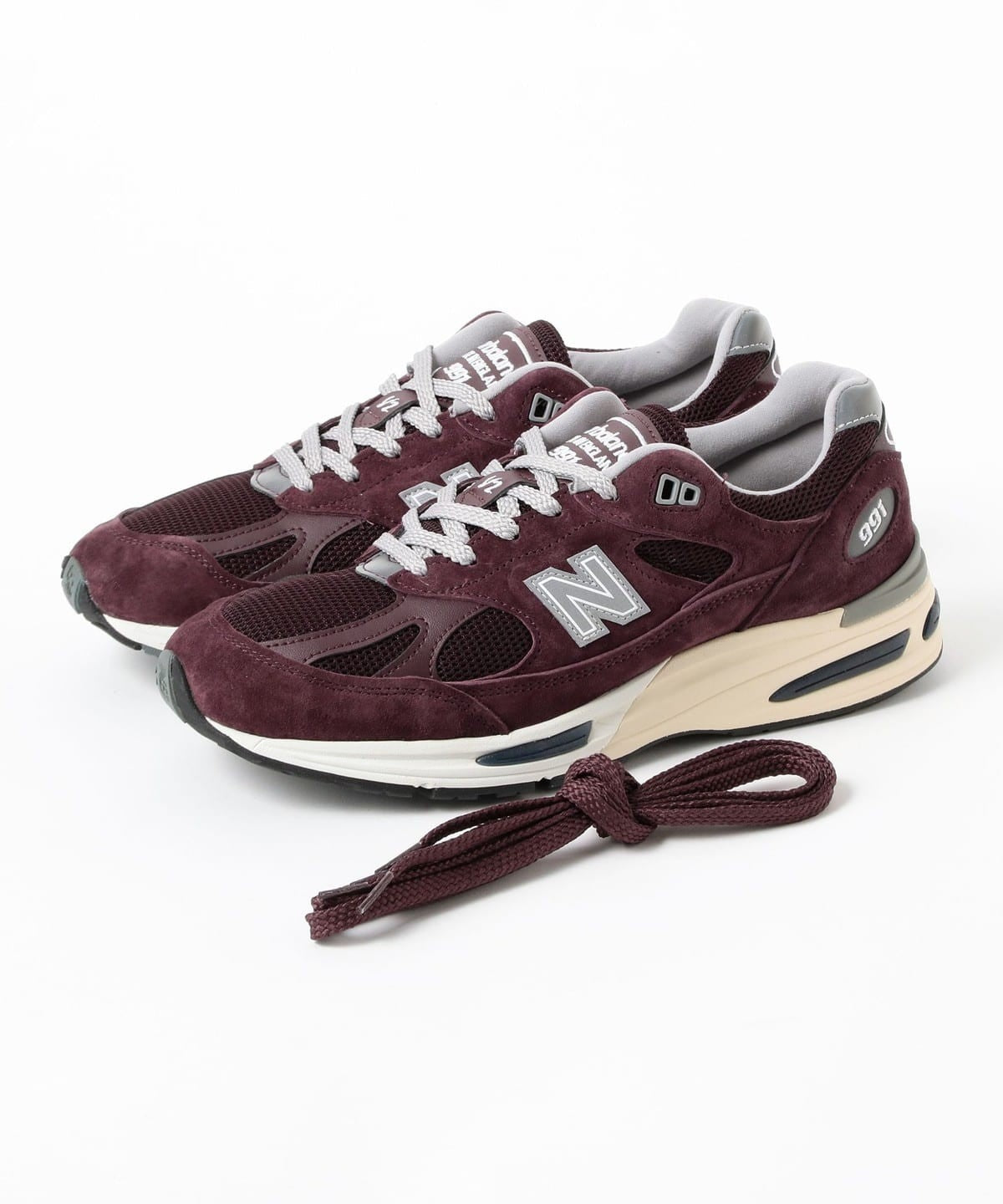 U991AU2 New Balance 991V2 Made in UK Catawba Grape (Men's)