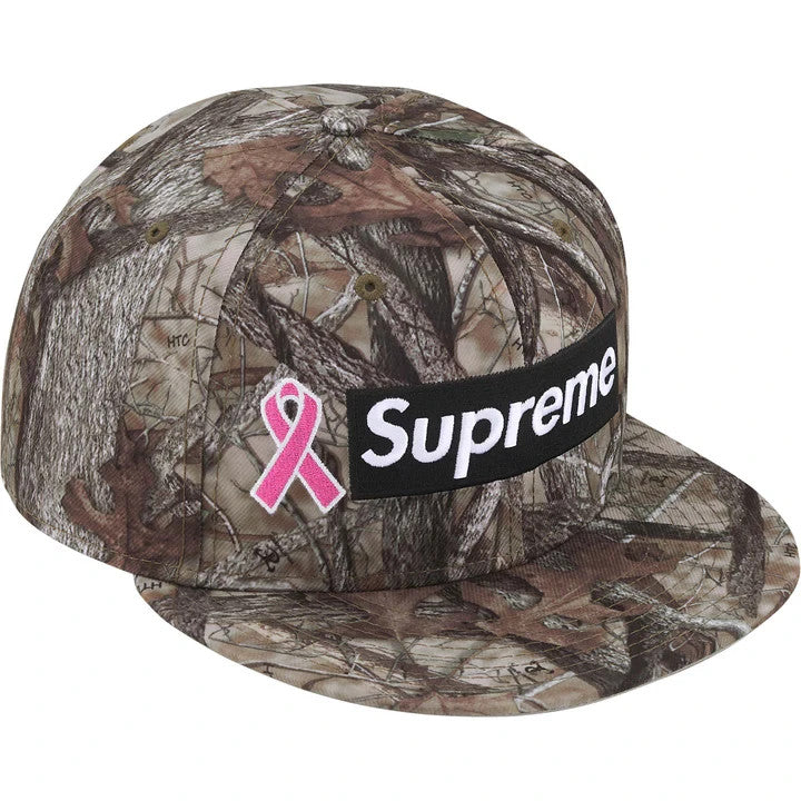 Supreme Breast Cancer Awareness Box Logo New Era TrueTimber HTC Fall Camo