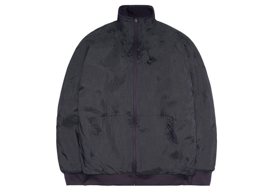 Nike Big Swoosh Reversible Boa Jacket Cave Purple