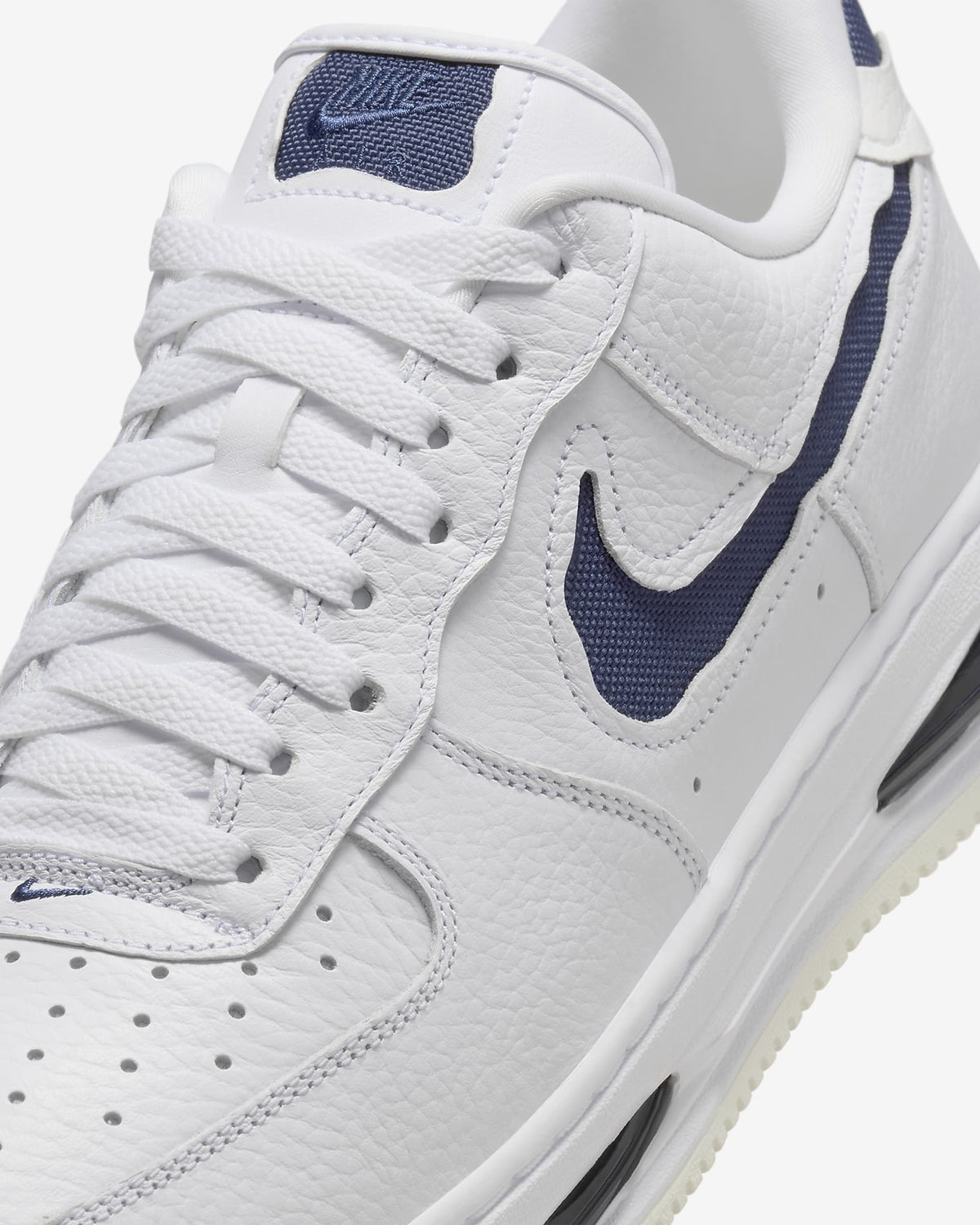 HF3630-102 Nike Air Force 1 Low EVO Summit White Midnight Navy (Men's)