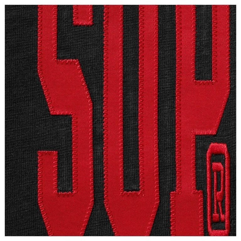 Supreme Stretch AppliquÃ© S/S Top Black