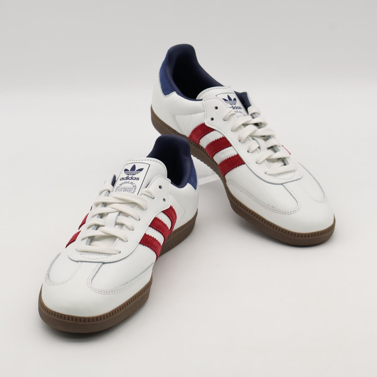 IH4881 adidas Originals Samba OG Core White Team Victory Red Night Indigo (Men's