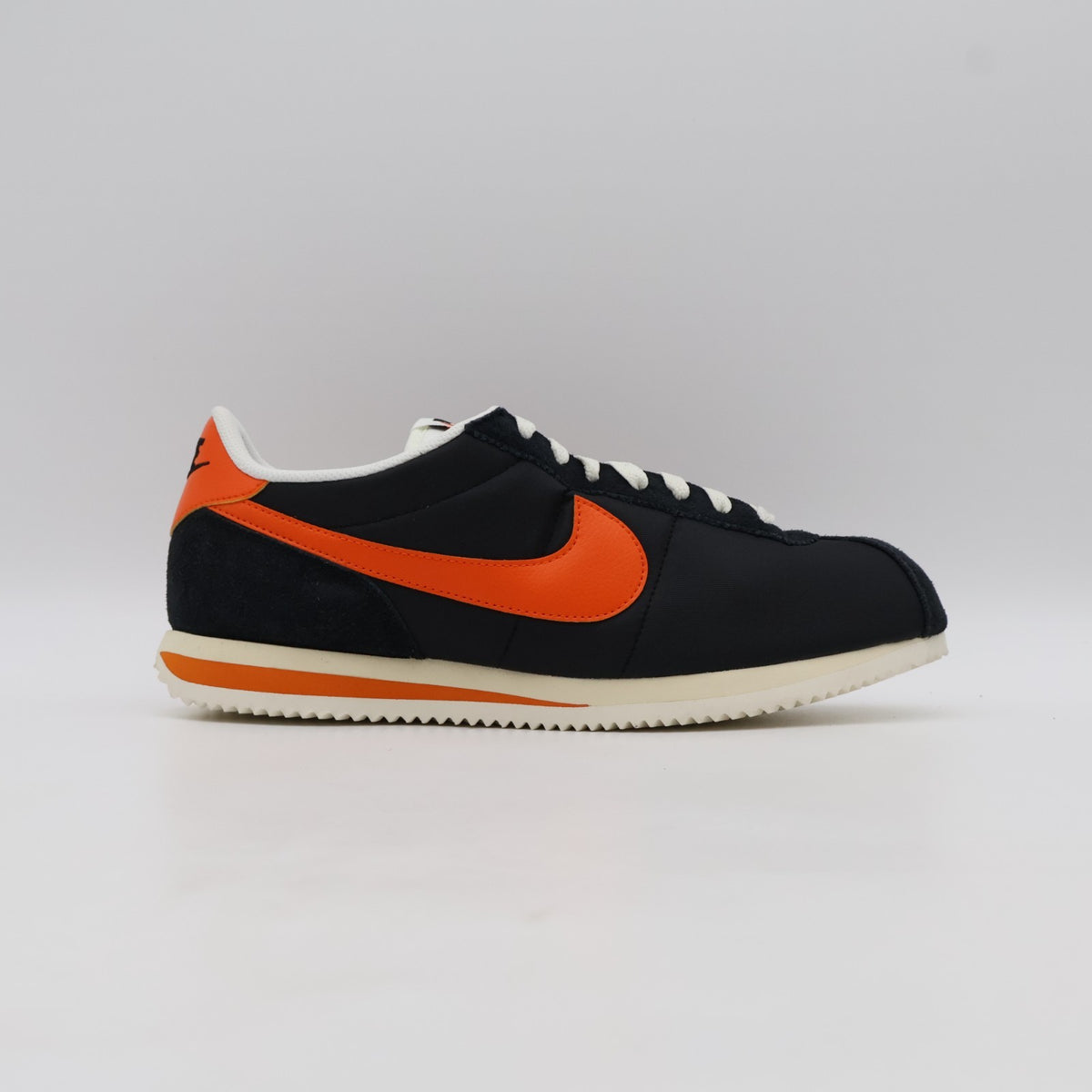 HF0263-003 Nike Cortez Textile Black Sail Muslin Safety Orange (Men's)