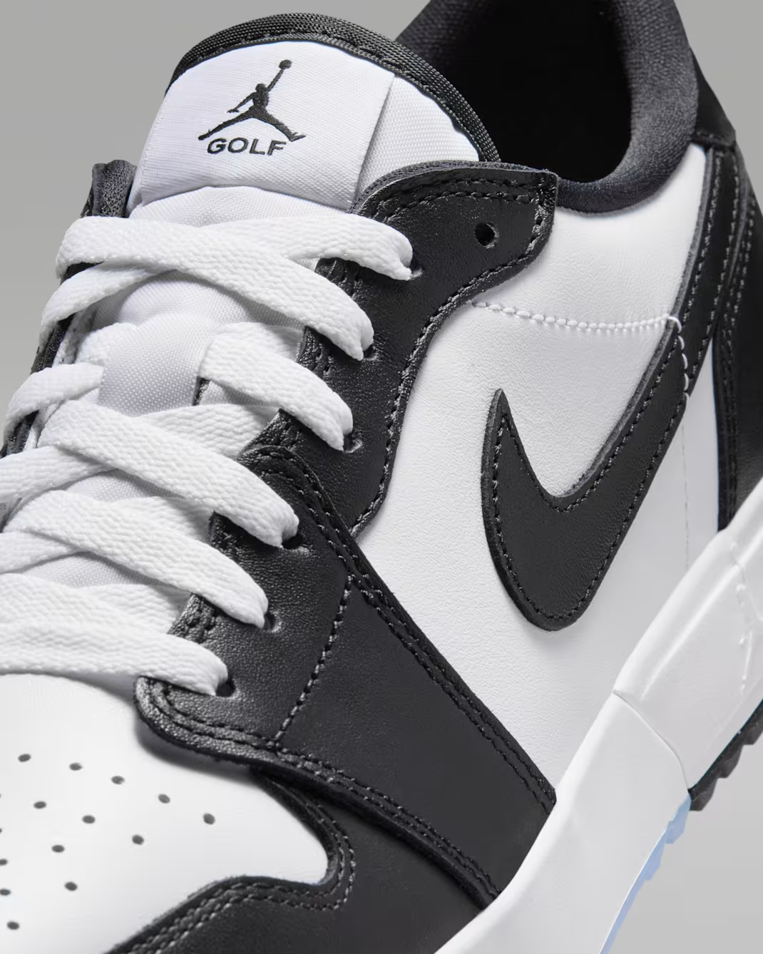 IQ3417-101 Nike Air Jordan 1 Low Golf Spike White Black (Men's)