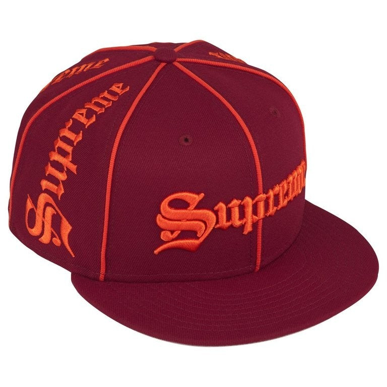 Supreme Piping Script New Era Cardinal