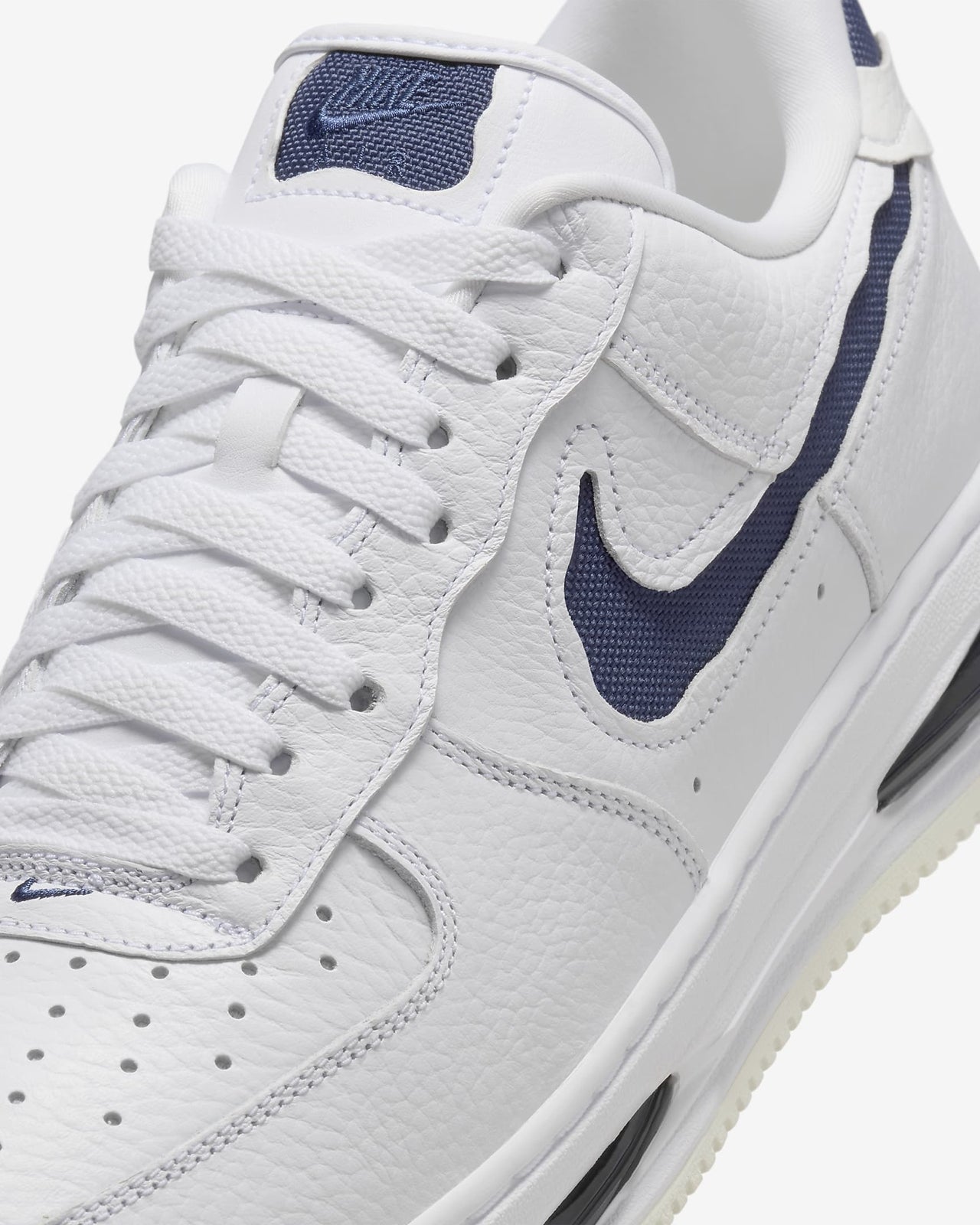 HF3630-102 Nike Air Force 1 Low EVO Summit White Midnight Navy (Men's)
