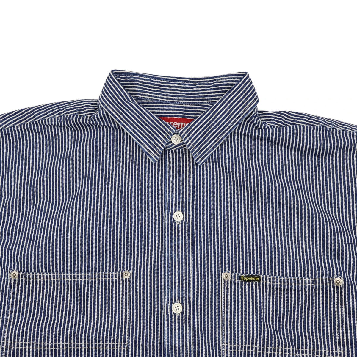 Supreme Loose Fit S/S Denim Painter Shirt Stripe