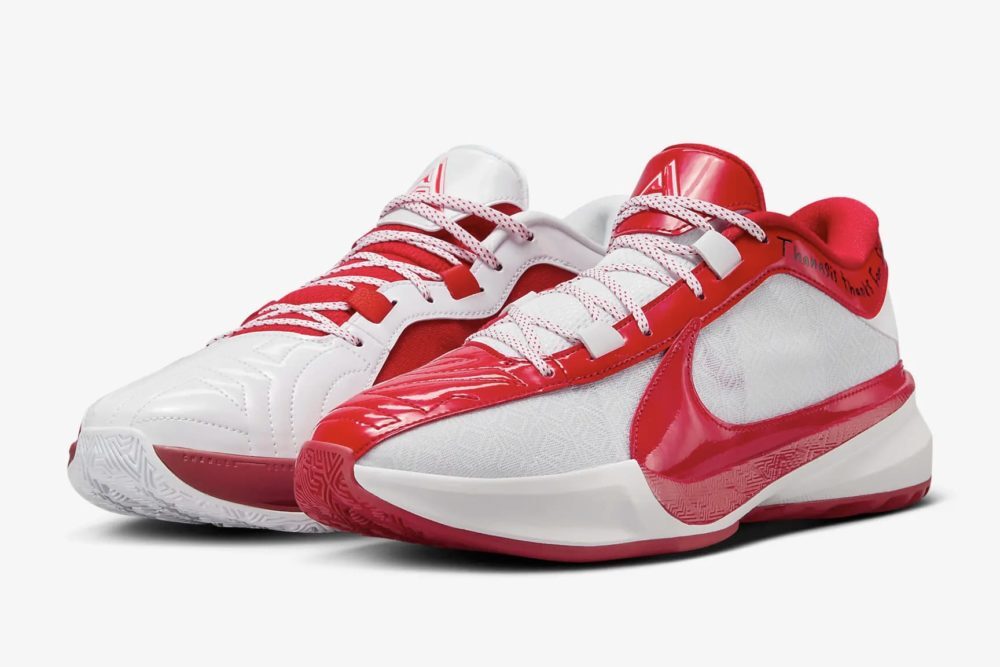 FJ4248-600 Nike Giannis Freak 5 ASW University Red Bright Crimson White (Men's)