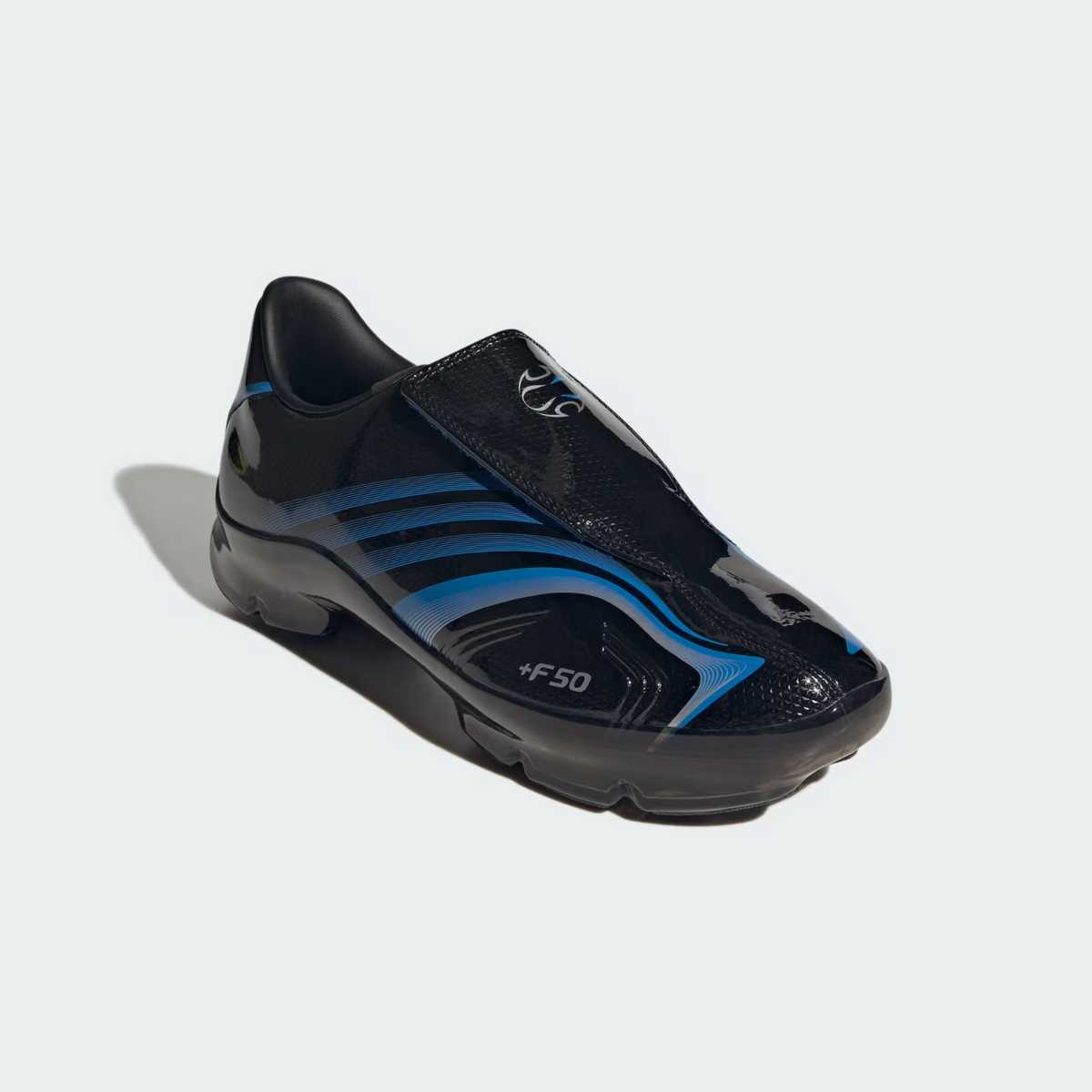 KH6569 adidas F50 Adiframe "Core Black/Lucid Ray Blue" (Men's)