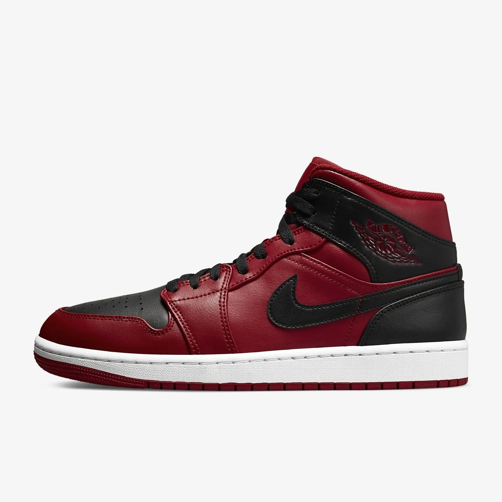 554724-660 Nike Air Jordan 1 Mid Reverse Bred (Men's)