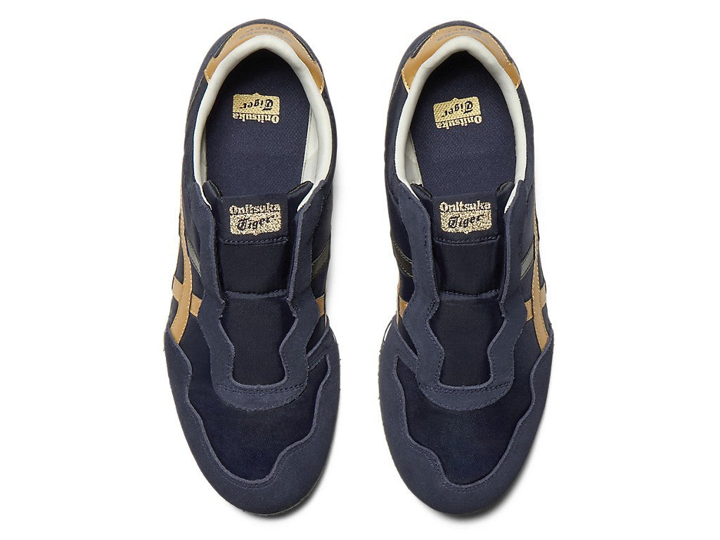 1183C615-400 Onitsuka Tiger Serrano Slip-On Midnight/Pure Gold (Men's)