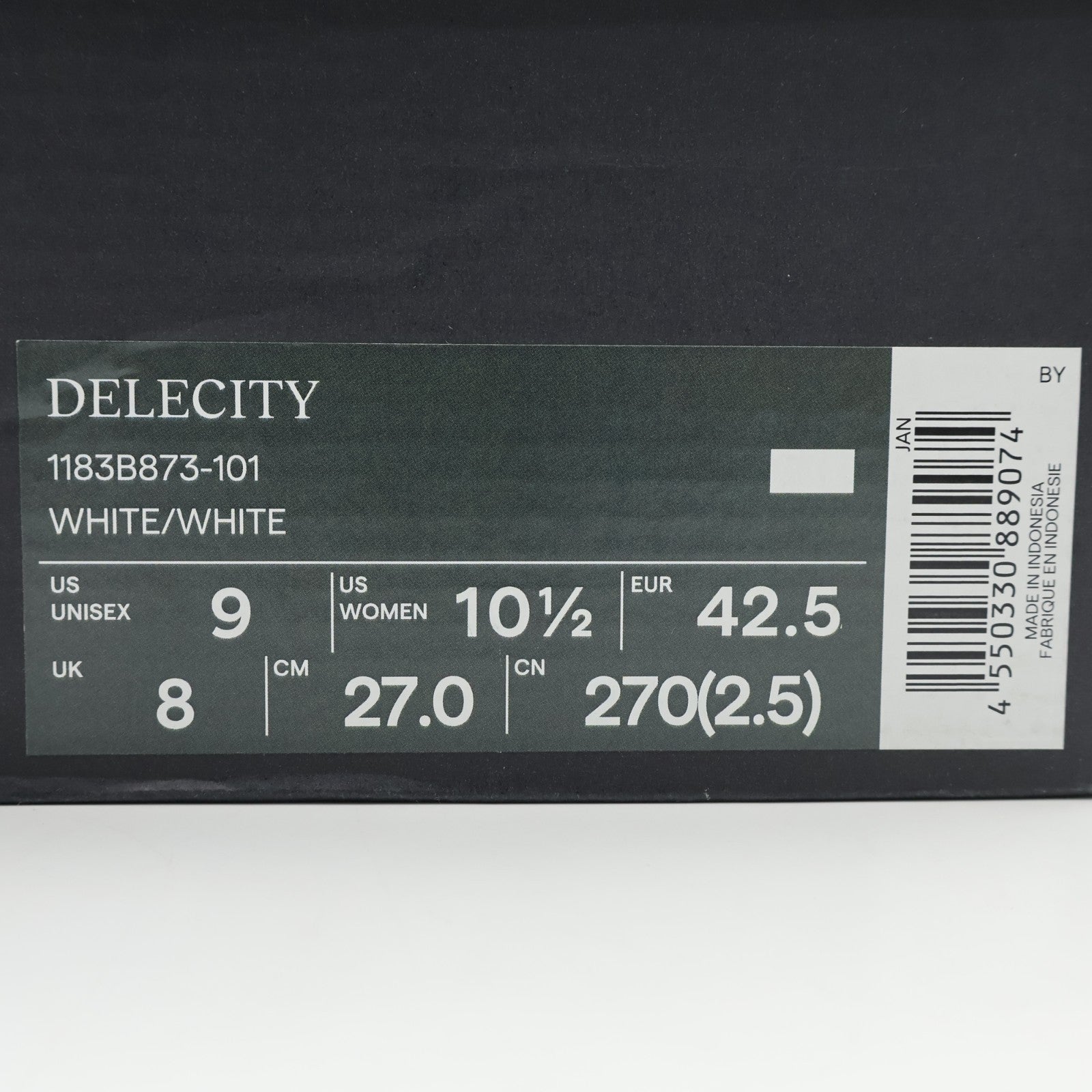 1183B873-101 Onitsuka Tiger Delecity White (Men's)