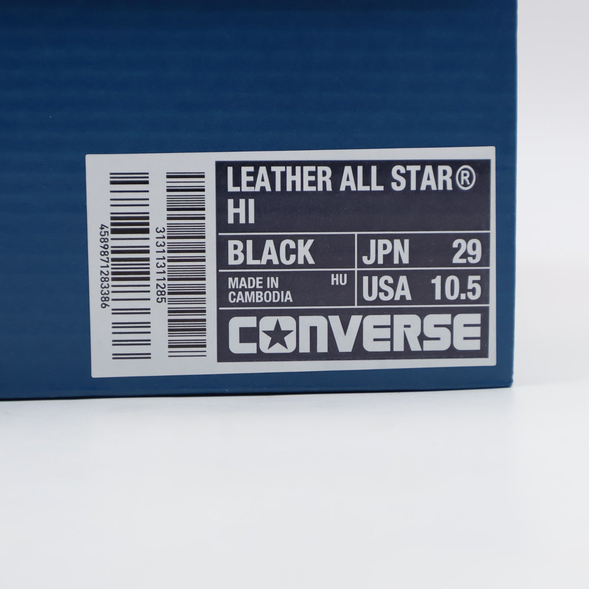 31311311 Converse Leather All Star Hi Black (Men's)