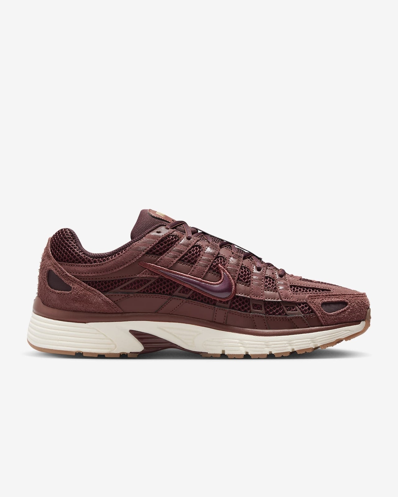 HF0015-200 Nike P-6000 SE Dark Pony Metallic Gold Pale Ivory Burgundy (Men's)