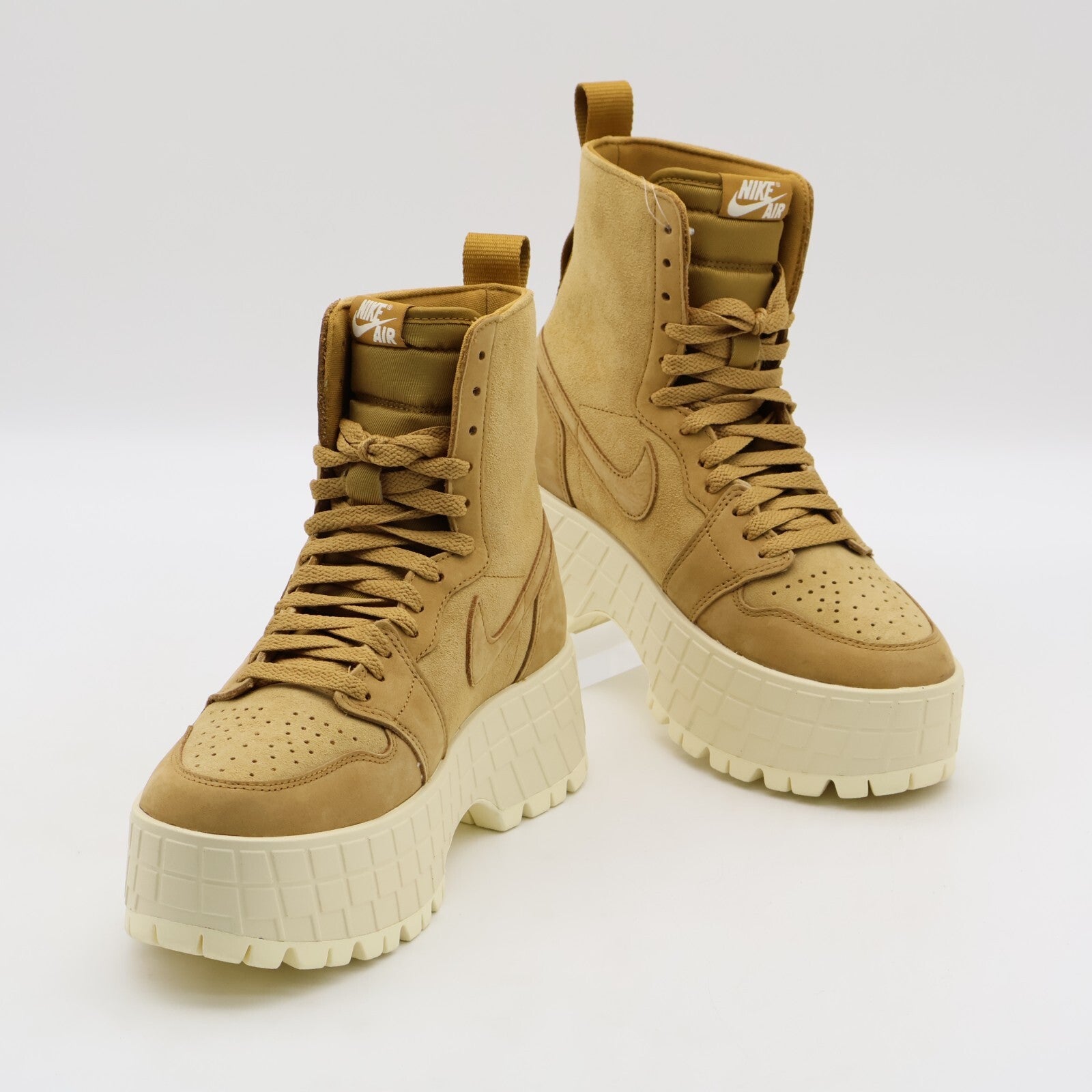 FJ5737-700 Nike Women's Air Jordan 1 Brooklyn Wheat Muslin (Women's)