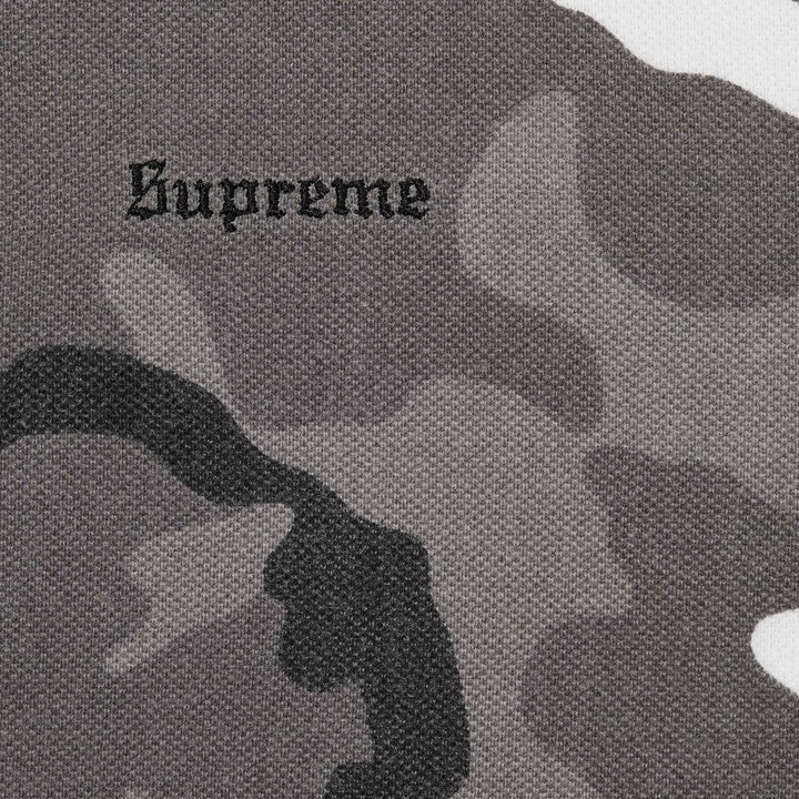 Supreme Washed Camo Polo Snow Camo