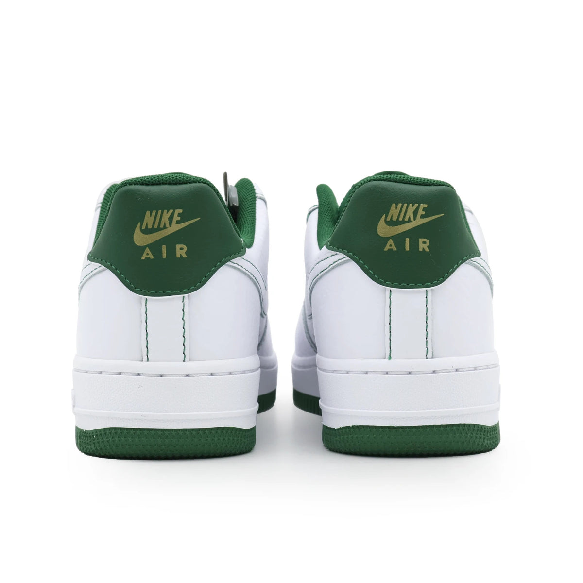 IB6543-102 Nike Air Force 1 '07 Mini Jewel White Metallic Gold Gorge (Women's)