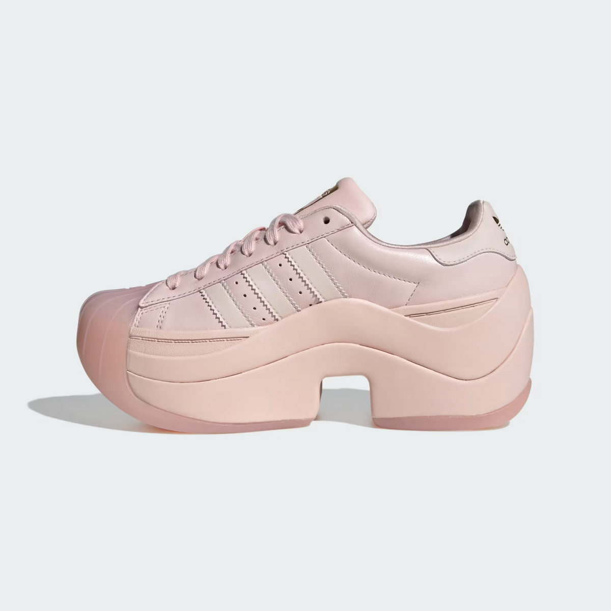 IH4518 adidas Superstar Bold Sandy Pink Wonder Quartz Gold Metallic (Women's)