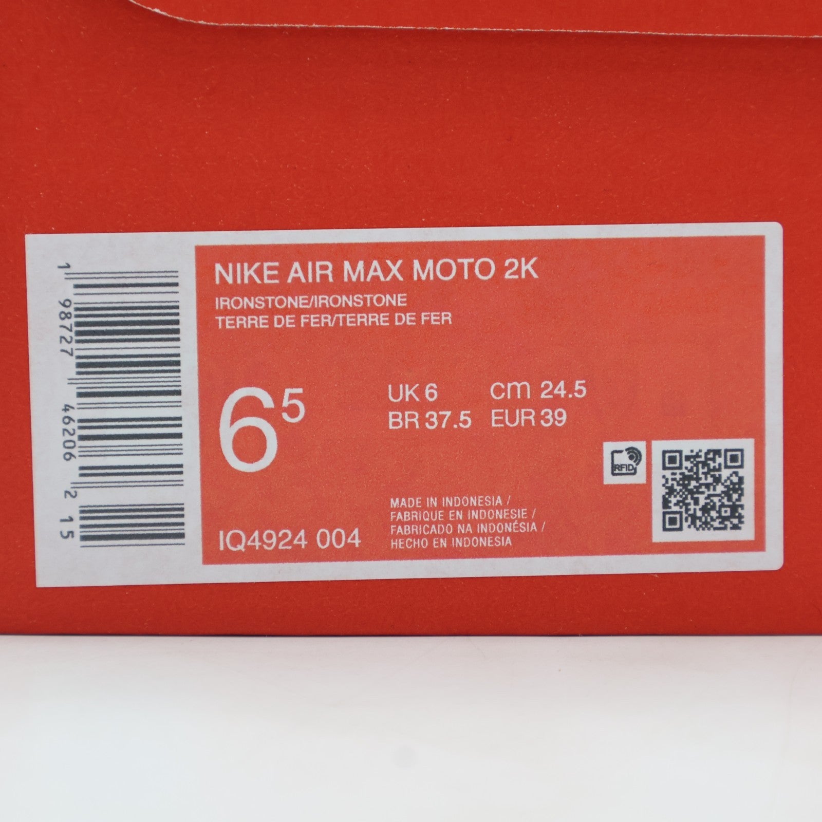 IQ4924-004 Nike Air Max Moto 2K Ironstone College Grey Velvet Brown (Men's)