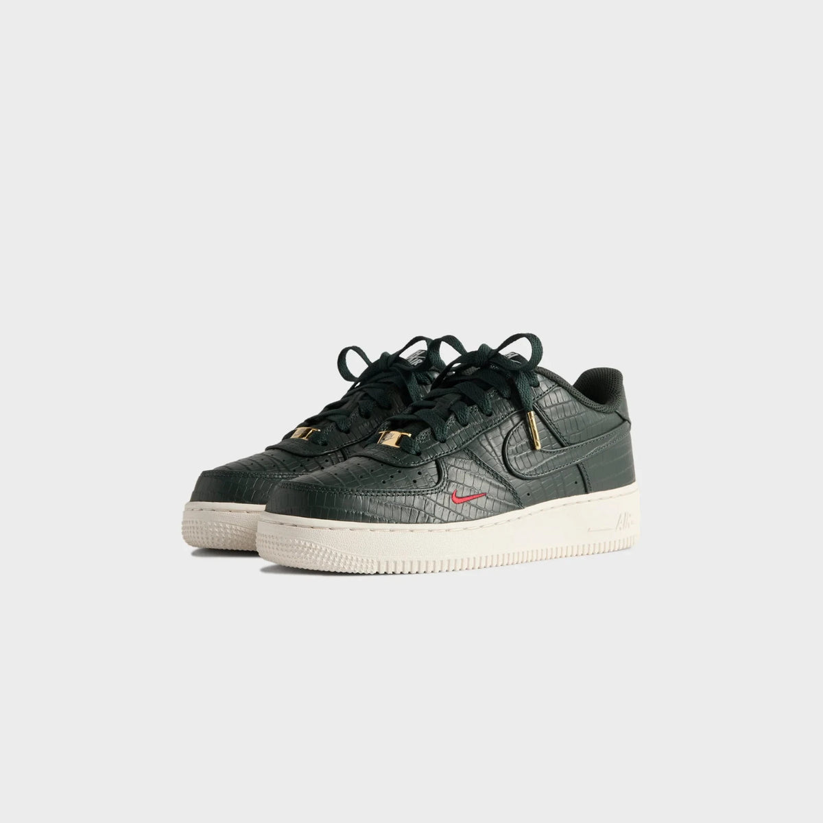 IM6037-300 KITH Nike GS Air Force 1 Low Black Spruce