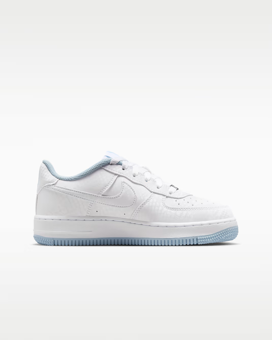 IO4610-100 IO4610-100 Nike GS Air Force 1 Low White/Armory Blue