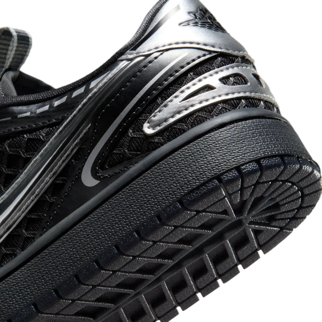 HQ2186-001 Nike Air Jordan 1 Low Method Of Make V3 Black Metallic Silve (Women's