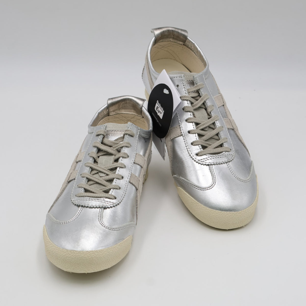 1182A467-020 Onitsuka Tiger Mexico 66 Deluxe Silver Piedmont Grey (Women's)