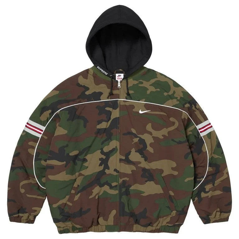 Supreme x Nike Nylon Hooded Jacket Woodland Camo