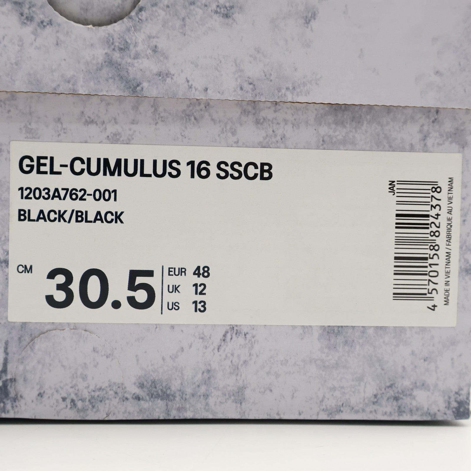 1203A762-001 Cecilie Bahnsen Asics Gel-Cumulus 16 Floral Black (Men's)
