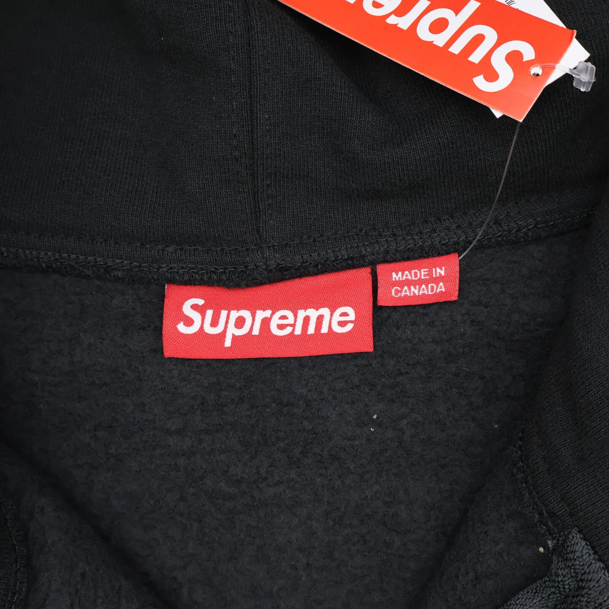 Supreme S Logo Zip Up Hooded Sweatshirt Black (FW24)