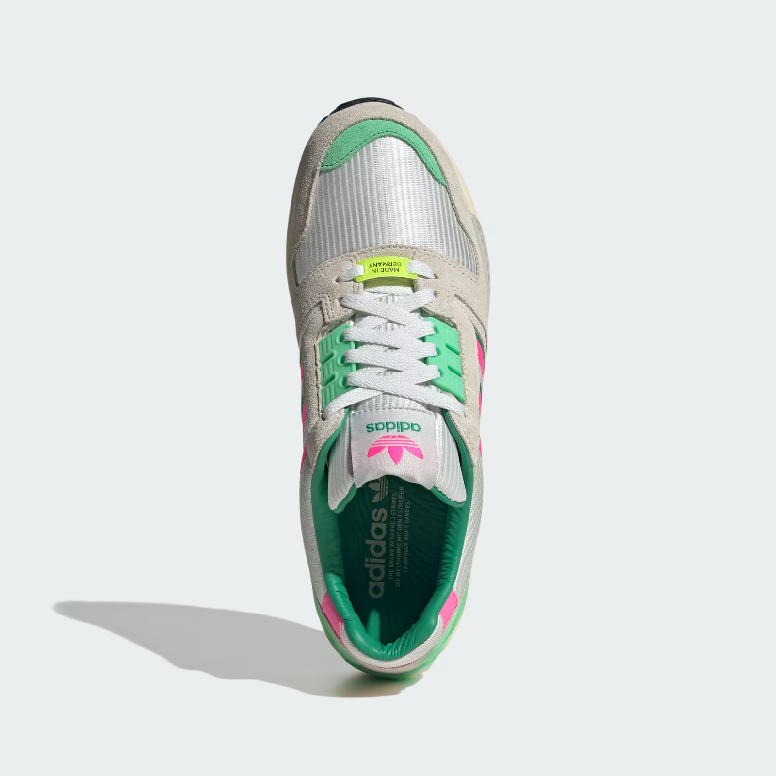 KI4726 adidas ZX 8000 "Off White/Lucid Pink/Semi Court Green" (Men's)