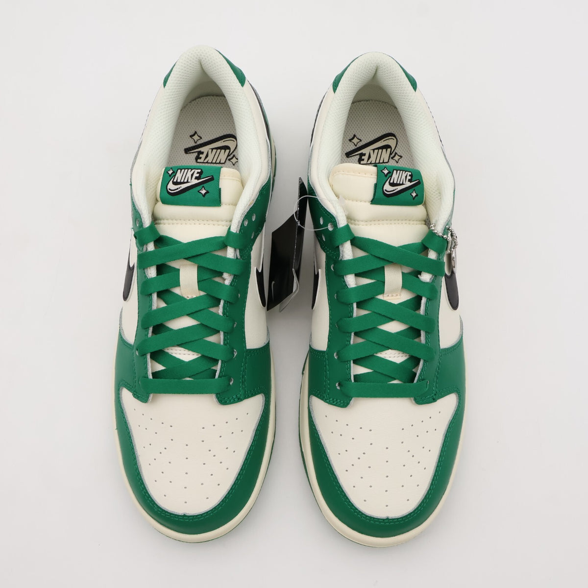 DR9654-100 Nike Dunk Low SE Jackpot Lottery Pack Malachite Green Pale Ivory