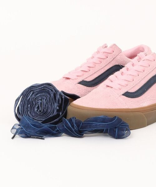 VN000E9TBIZ Vans Old Skool Hairy Suede Pink Navy (Men's)