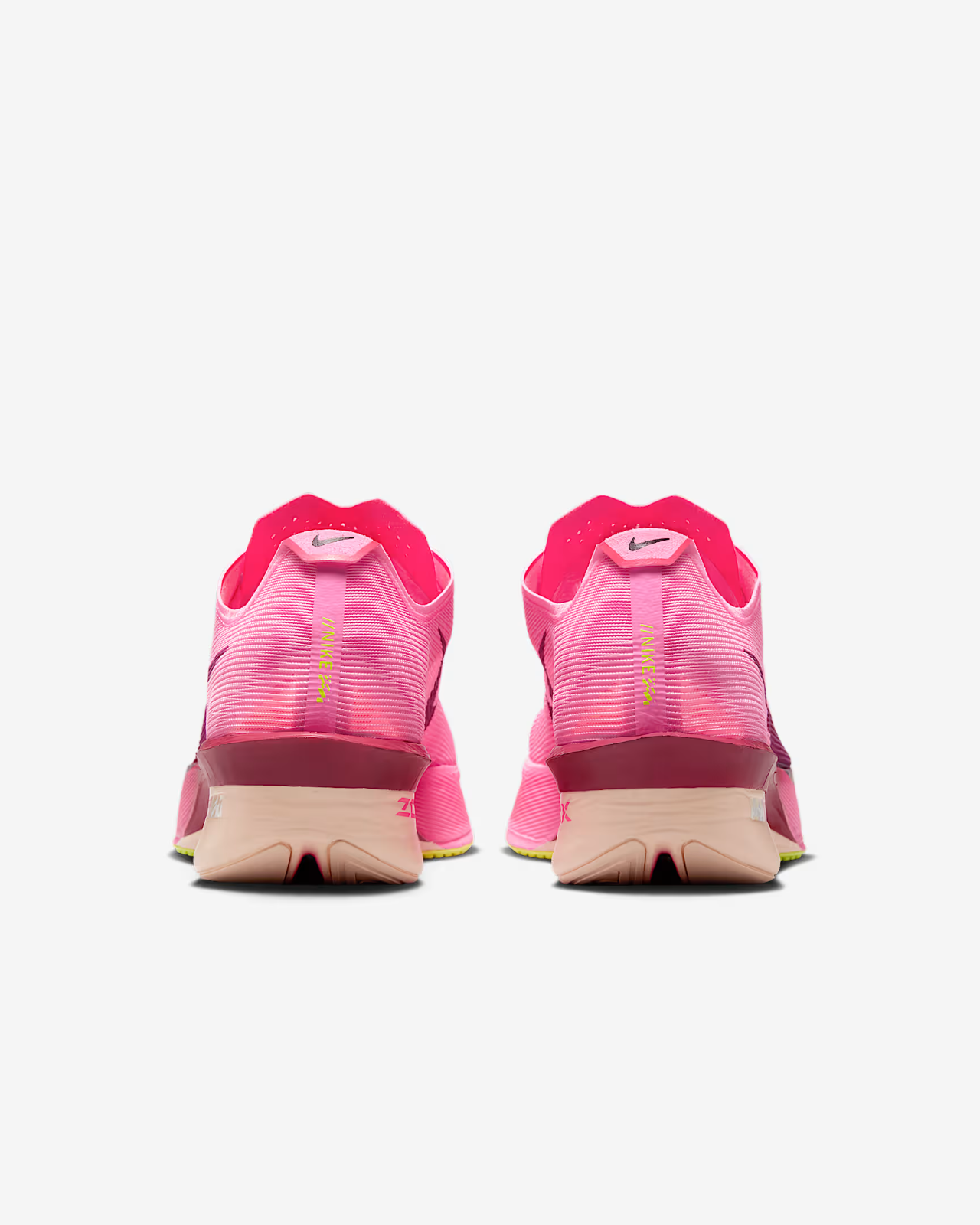 HF6412-601 Nike Vaporfly 4 Pink Spell Hyper Pink Volt Ice Bordeaux (Women's)